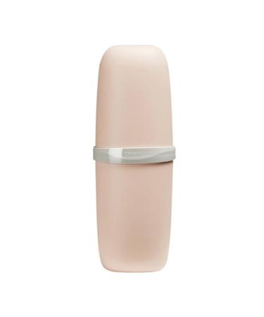 Digjobk toothbrush mug travel toothbrush cup bathroom plastic toothpaste-etui storage organizer cup bathroom storage box (color: pink) 6.5x7.5x20.0cm rose