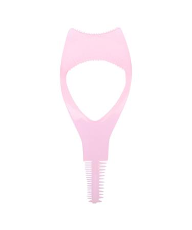 1 pochoir cils protection de maquillage pour une application propre du mascara applicateur de mascara outil de guidage peigne de maquillage applicateur de mascara outils de maquillage Rose