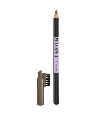 Maybelline New York - Tone-on-Tone Eyebrow Pencil - Long-Lasting & Natural Effect - Integrated Brush - Natural Wax Formula - Express Brow - Shade: Medium Brown (04)