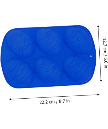 Alipis 2pcs Six Egg Mold Easter Egg Shapes Baking Mold Easter Egg Molds Silicone Egg Candle Mold Silicone Molds Gummy Mold Baking Pan Easter Silicone Mould Silica Gel Cake Chocolate Mold - Buy Online on GoSupps.com
