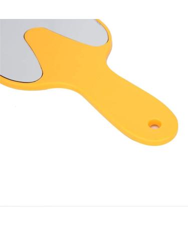 Hand Mirror with Magnifier - Fashionable Cute Plastic Handle Tooth Dental Care Tool 9.8 x 5.1inch (Red) - Buy Online on GoSupps.com