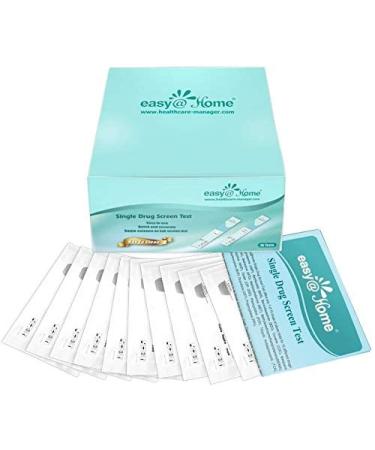 10 Pack - EasyHome Marijuana (THC) Single Panel Drug Tests Kit - Individually Wrapped Single Panel THC Screen Urine Drug Test Kit with 50 ng/ml Cutoff Level - EDTH-114