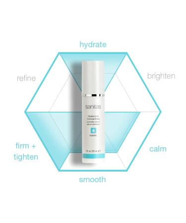 Sanitas Skincare Hyaluronic Concentrate Serum - Hydrating 1 oz | Fast International Shipping - Buy Online on GoSupps.com