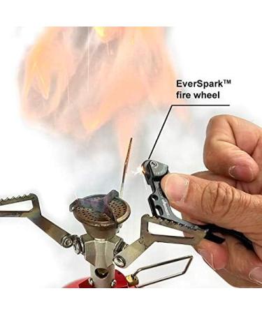 OUTDOOR ELEMENT Firebiner - Fire Starter Carabiner Multi Tool with Utility Blade and Bottle Opener - Keychain Emergency Tool in Black Forest - Buy Online on GoSupps.com