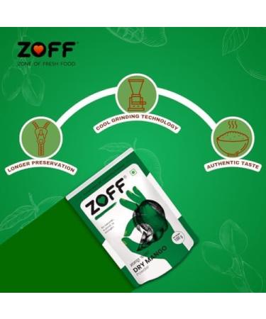 Zoff Amchur(Mango) Powder 100g (3.5 oz) | Pure and Raw | All Natural | Vegan | No Preservative | Indian Origin - Buy Online on GoSupps.com