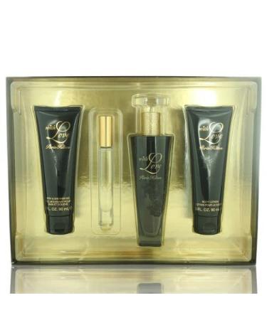 Paris Hilton GSMPARISHILTON4PC3.4 3.4 oz Paris Hilton Eau De Toilette Spray Gift Set - 4 Piece