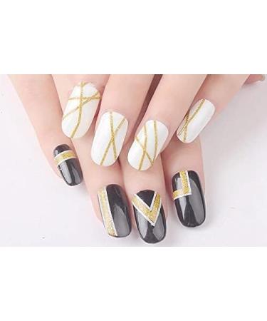 20 Rolls Laser Gold Silver Glitter Nail Art Striping Tape Lines Width 2mm-Striping Tape for Nail Art-Nail Striping Tape Foil-Nail Striping Tape Thick-Nail Striping Tape with Dispenser-Self-Adhesive DIY Nail Art Tape - Buy Online on GoSupps.com