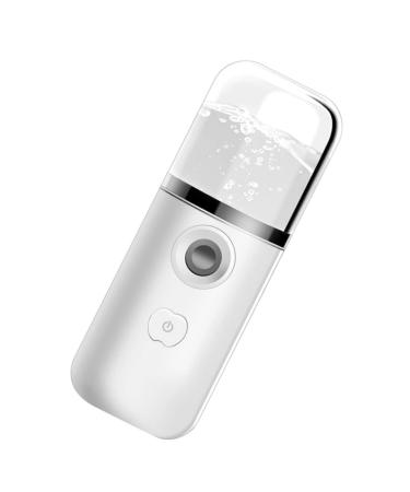 Beatifufu Hydrating Instrument Nano Facial Mister Mini Sprayer Cool Spa Handheld Facial Mister Face White Abs