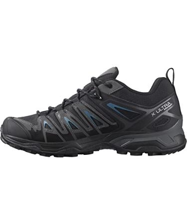 Salomon Men's X Ultra Pioneer CLIMASALOMON Waterproof Hiking Shoes Climbing 11 Black/Magnet/Bluesteel