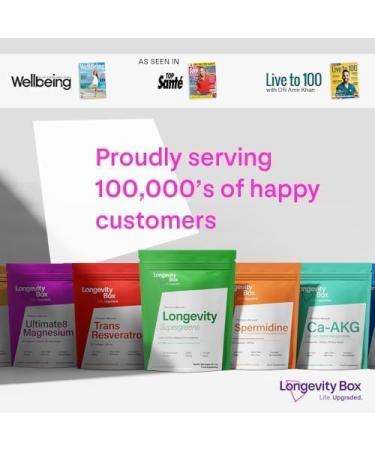  Longevity Box Ultimate 8 Glutathione 120 capsules antioxidant complex (NAC ALA vitamins C/E selenium) third-party tested - Buy Online on GoSupps.com