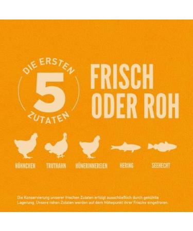 Orijen Puppy | 3 Pack | 3 x 340 g | Dry food for puppies | to support the development of puppies | with fresh or raw poultry and fish ingredients - Buy Online on GoSupps.com