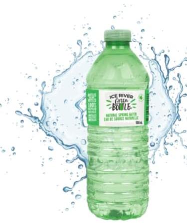 Ice River Green Bottle Natural Spring Water 24 X 500ML Case - Buy Online on GoSupps.com