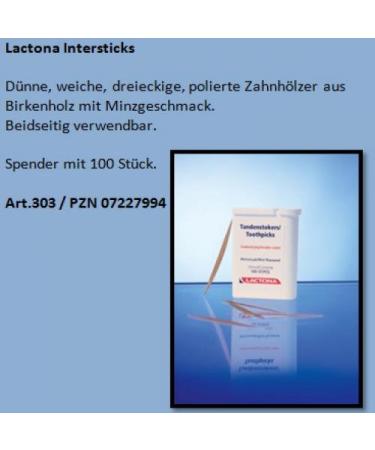 TOOTHWOOD Lactona Intersticks mint double ended. 100 pieces