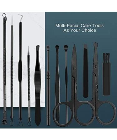 BANDKIT Stainless steel Manicure Set Pedicure kit Scissor Tweezer Ear pick Utility Toe Nail Clipper Facial Care Tool(8 Pieces) - Buy Online on GoSupps.com