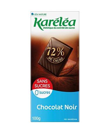 KARÉLÉA - Dark Chocolate Bar Tasting Sugar Free 100G - Pack of 2 - best offer