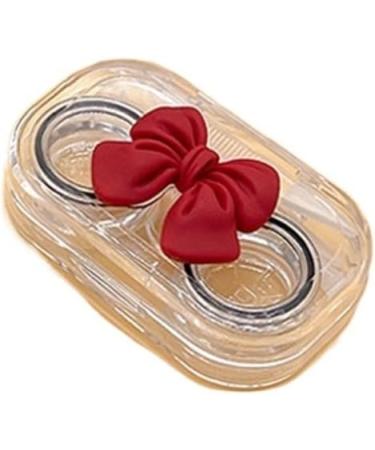 Portable Purple Contact Lens Container Kit for Men & Women | Travel Case with Bow | Nfegsiya - Buy Online on GoSupps.com