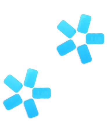 Minkissy 60 STK replacement gel pads belly belt gel pads Muscle-toner-gel pads Gelpads for belly gel pads for abdominal stimulators intelligently abdominal instrument fitness
