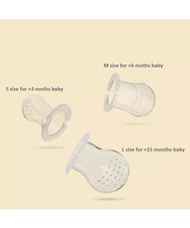 KIDSco Baby Food Feeder Pacifier Set | Teething Pacifier for Babies | BPA Free Silicone Infant Feeder with 2 Extra Nipples - Buy Online on GoSupps.com