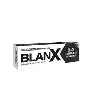 Blanx Black with activated carbon toothpaste 75ml Enamel-friendly toothpaste