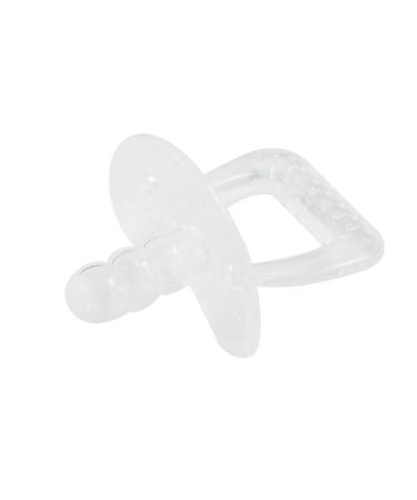 Ruilogod Clear Silicone Soothing Teething Cleaner Baby Teether