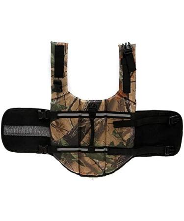 Dog Life Jacket | Camouflage Swimming Safety Vest for Small & Large Dogs | Durable Swim Coat with Grip for Puppies & Dogs - Buy Online on GoSupps.com