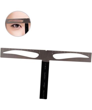 FOMIYES 2pcs Brow Stencils Eyebrow Drawing Tool Eyebrow Ruler Stencil Template Suite Balance - Buy Online on GoSupps.com