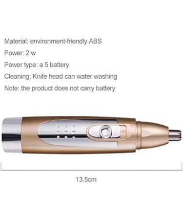 Buy Electric Eyebrow & Ear Nose Hair Trimmer - Travel-Friendly Clipper with 3D Arc Cutter Head - Buy Online on GoSupps.com