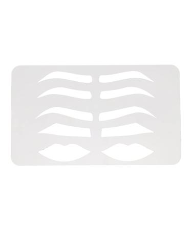 YUYTE Eyebrow Lip Stencil Eyebrow Lip Stencil Beginner Reusable Makeup Eyebrow Lip Template Microblading Supplies for Men Women Fits Eyebrow and Lip Shape for Easy Positione