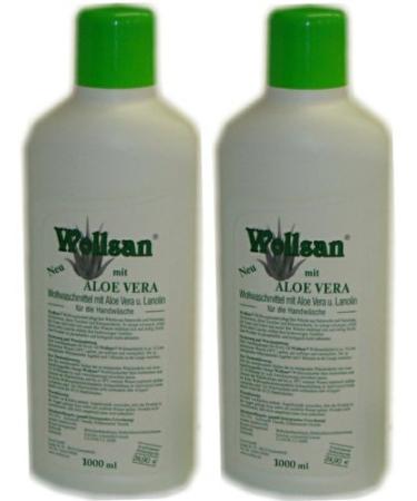 Wollsan wool detergent with aloe vera and lanolin (2 x 1 000ml)