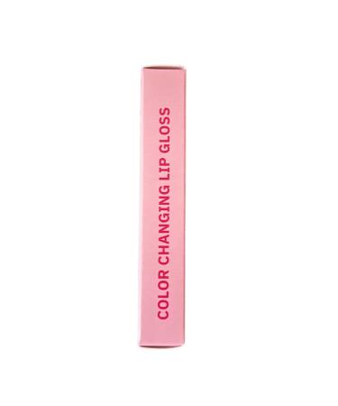 Just Glow Color Changing Lip Gloss - Hydrating Non-Sticky Strawberry Cheesecake Lip Oil - Nourishing & Moisturizing (0.25oz) - International Shipping Available - Buy Online on GoSupps.com
