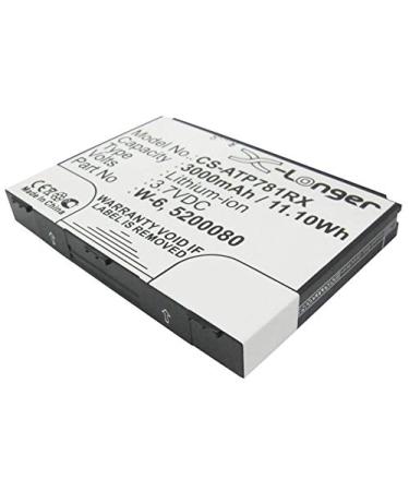 Synergy Digital Wireless Router Battery Compatible with AT&T Unite Pro 781S Wireless Router (Li-ion 3.7V 2400mAh) Ultra High Capacity Replacement for AT&T W-6 Battery