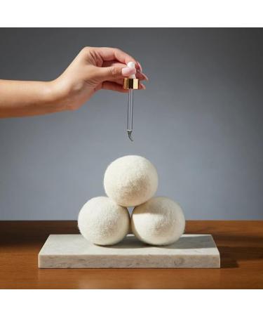 100% Organic Wool Dryer Balls from New Zealand | Natural Fabric Softener | Reusable & Eco-Friendly | Reduces Wrinkles & Drying Time (Pack of 6 - Buy Online on GoSupps.com