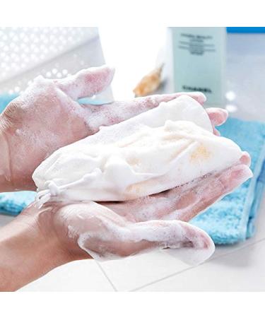Double Layer Bubble Foam Net Handmade Soap Mesh Bag - 10pcs - Buy Online on GoSupps.com