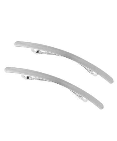 lahomia 2x Skinny Metal Hair Clip Hair Clip Ponytail Holder Hair Accessories
