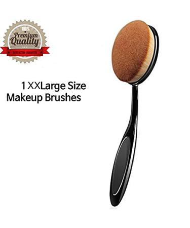 Beautia Oval Makeup Brush 2X Large Size for Fast Flawless Application of Liquid, Cream, and Powder Foundation - Buy Online on GoSupps.com