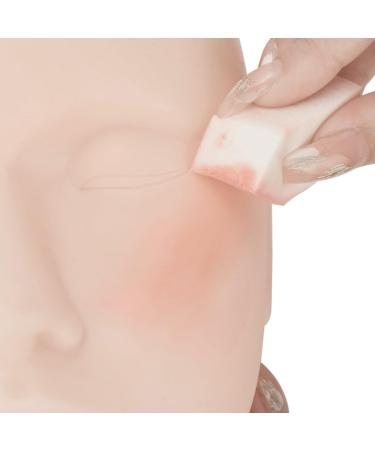 Housoutil 50 Makeup Sponges - Curve Blending Applicators for Foundation | Synthetic Latex White Beauty Tools - Perfect for Flawless Application - Buy Online on GoSupps.com