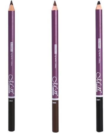 Kcabrtet Hard Tip Eyebrow Pencil with Eyebrow Comb 2 in 1 Waterproof Sweatproof Long Lasting Non-dizzy Eyebrow Pencil Pen with Brush(01) - Buy Online on GoSupps.com