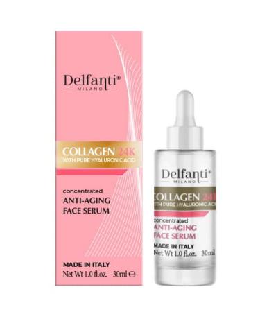 Buy Delfanti Milano 24K Collagen & Hyaluronic Acid Anti-Aging Serum - Made in Italy | International Shipping Available - Buy Online on GoSupps.com