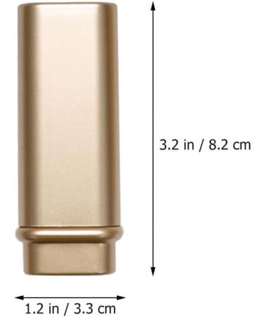 Mikinona Nail Dust Brush Nail Remover Brush Blush Makeup Brush Revolution Kabuki Brush Powder Brush Blush Brush Retractable Puff Makeup Tools Abs Electroplating Brush Handle Make up Travel 8.2x3.3cm Golden - Buy Online on GoSupps.com