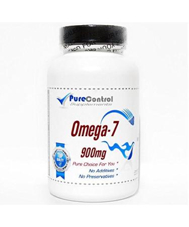 Omega-7 Omega 7 900mg Palmitoleic Acid // 200 Capsules // Pure // by PureControl Supplements