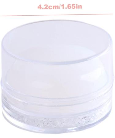 Nail Art Stamper Silicone Manicure Jelly Stamping Head Nail Supply Tools 4.2cm White Brushes - Buy Online on GoSupps.com