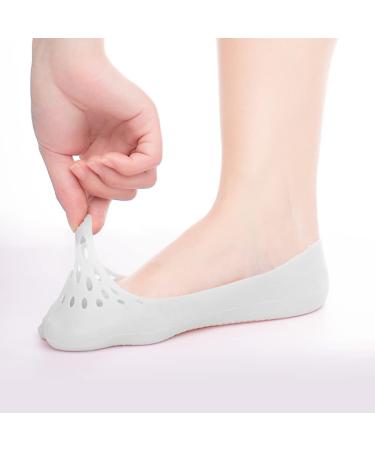 Buy Full Length Silicone Gel Socks for Cracked Skin Care | Moisturizing Foot Protector - International Shipping Available - Buy Online on GoSupps.com