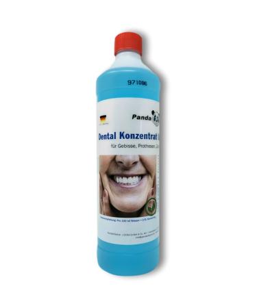 Dental concentrate ultrasound cleaner - removal of coverings and discoloration - for bits prostheses dentures & braces (1000 ml) - Buy Online on GoSupps.com