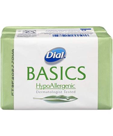 Dial Basics Hypoallergenic Bar Soap, 2 Count 2 Count (Pack of 1)