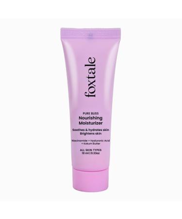 FoxTale Nourishing Ceramide Face Moisturizer with Niacinamide for 100 Hr Hydration Lightweight & Non-Sticky For Soft & Glowing Skin Men & Women All Skin Types 10 ml