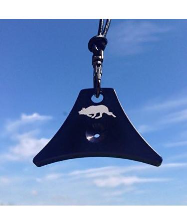 Logan A1 Black Sheepdog Whistle with Leather Lanyard - Premium Training Tool - Buy Online on GoSupps.com