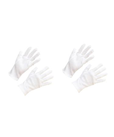GLEAVI Hair Dye Gloves 24 Pairs Dry Hands Gloves Hand Moisturizer Gloves Dustproof Gloves Warm Gloves Cosmetic Moisturizing Gloves Work Jersey White Labor Protection Cotton