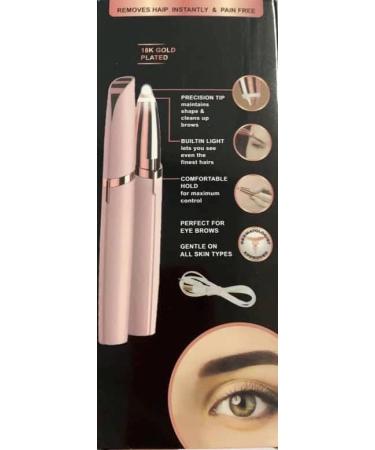 Rechargeable Eyebrow Hair Remover - Painless Trimmer | Stylish & Portable International Shipping - Buy Online on GoSupps.com