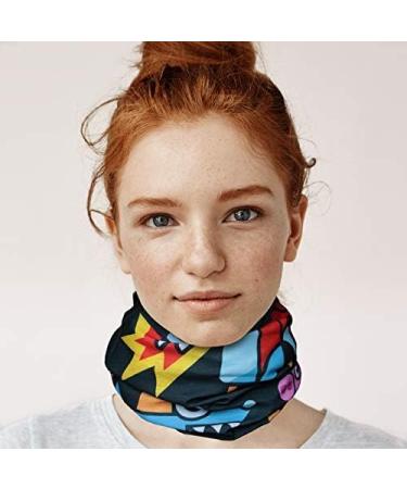 Club of Heroes Dragon Hose Scarf | Soft Microfiber Multifunctional Bandana Neckerchief for Kids | Seamless 25x50 cm Animal Motif Loop Scarf - Buy Online on GoSupps.com