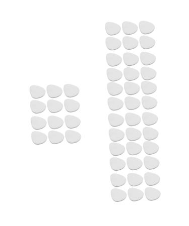 NOLITOY 24 Pairs Forefoot Pad Anti- Slip Metatarsal Sleeve Foot Pads of Foot Insole Support Gel Shoe Inserts Supple Pads Shoe Cushions Silicone Floor Mat Invisible Pain Pad Adhesive White